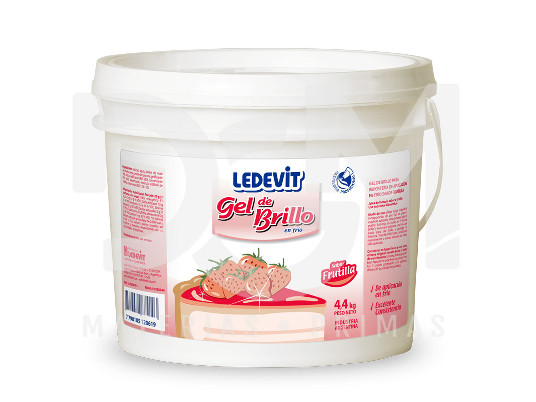 GEL BRILLO FRUTILLA PARA FRIO X 4,4 KG