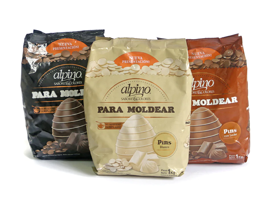 BAÑO ALPINO PINS SEMI AMARGO 6 X 1 KG