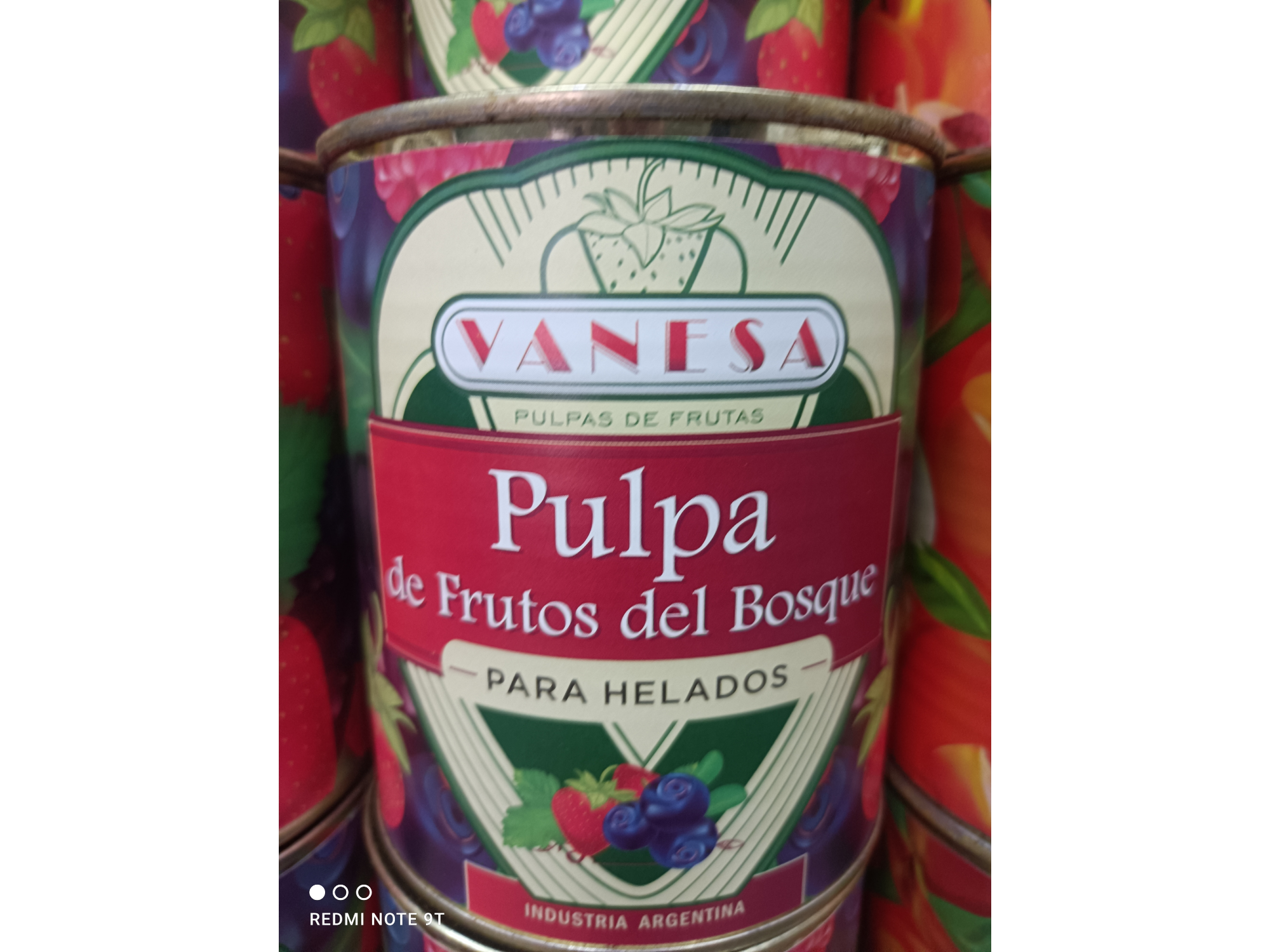 PULPA FRUTOS DEL BOSQUE X 940 GR VANESA