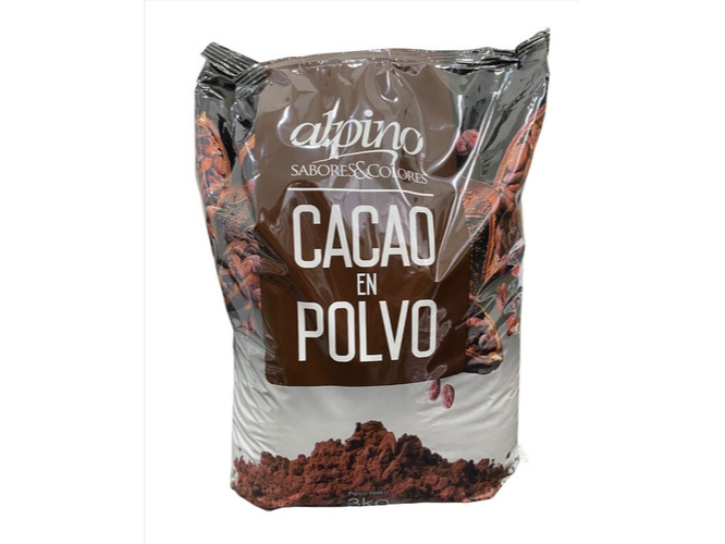 CACAO AMARGO ALPINO X 3 KG