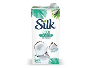 LECHE SILK COCO SIN AZUCAR X 1 LITRO