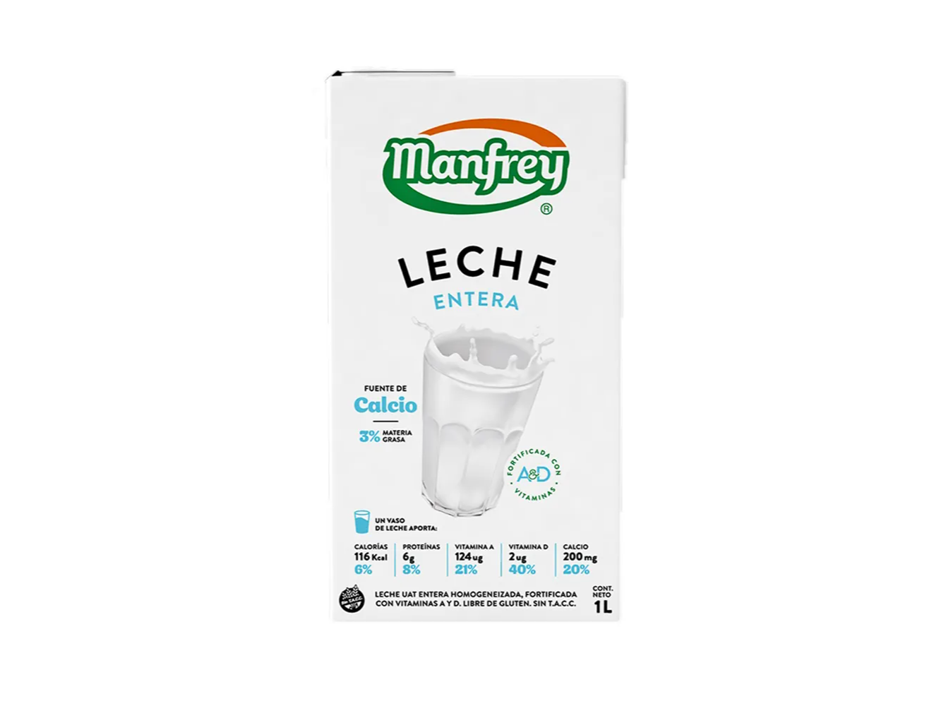LECHE MANFREY 12UNI  X 1 LITRO