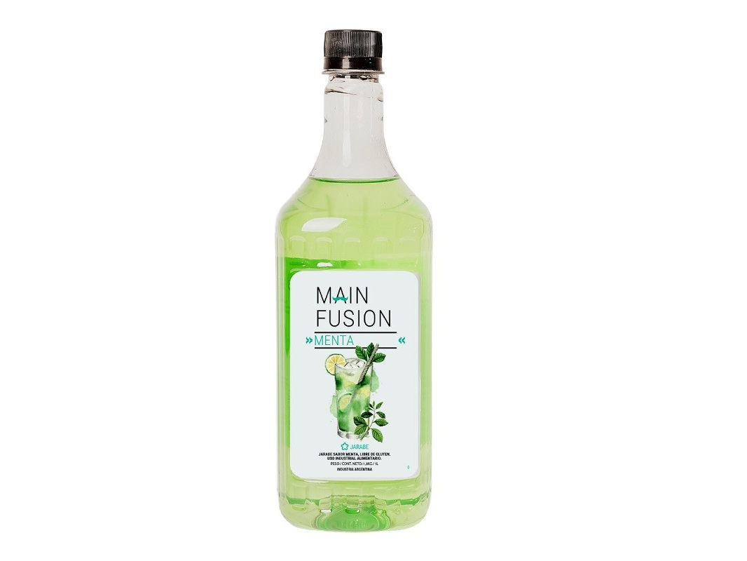 JARABE  SABOR  MENTA   X 1LT - MAIN FUSION