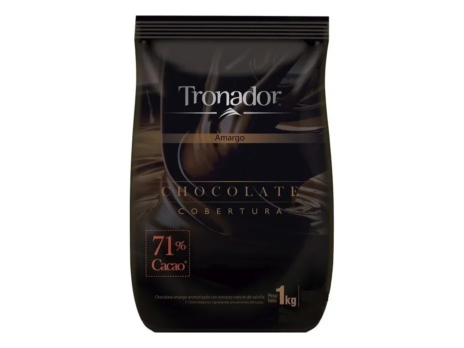 COB. AMARGA. 71% CACAO X 1K - TRONADOR