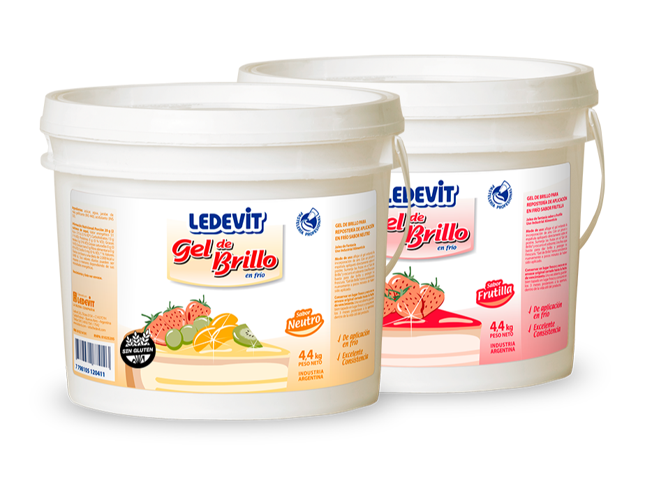 JALEA BRILLO FRIO FRUT. X 4,4 KG. - LEDEVIT