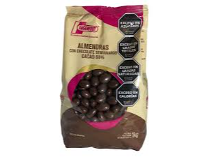 ALMENDRA CON CHOCOLATE CON LECHE X 1 KG ARGENTFRUT