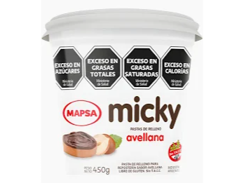 RELL. MICKI X 450GR. AVELLANA