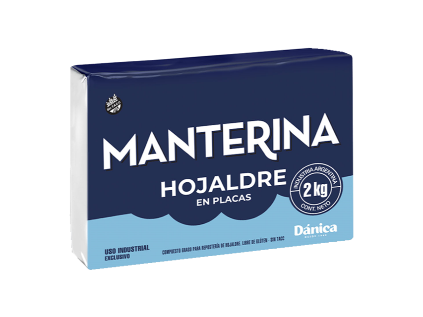MANTERINA HOJALDRE DANICA X 2 KG