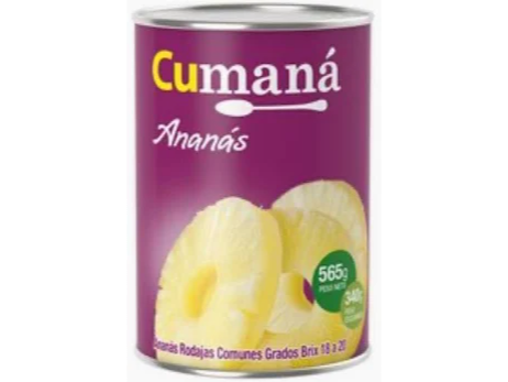 ANANA RODAJAS X 836G - CUMANA