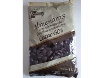 ALMENDRA CON CHOCOLATE 60% X 1 KG ARGENTFRUT