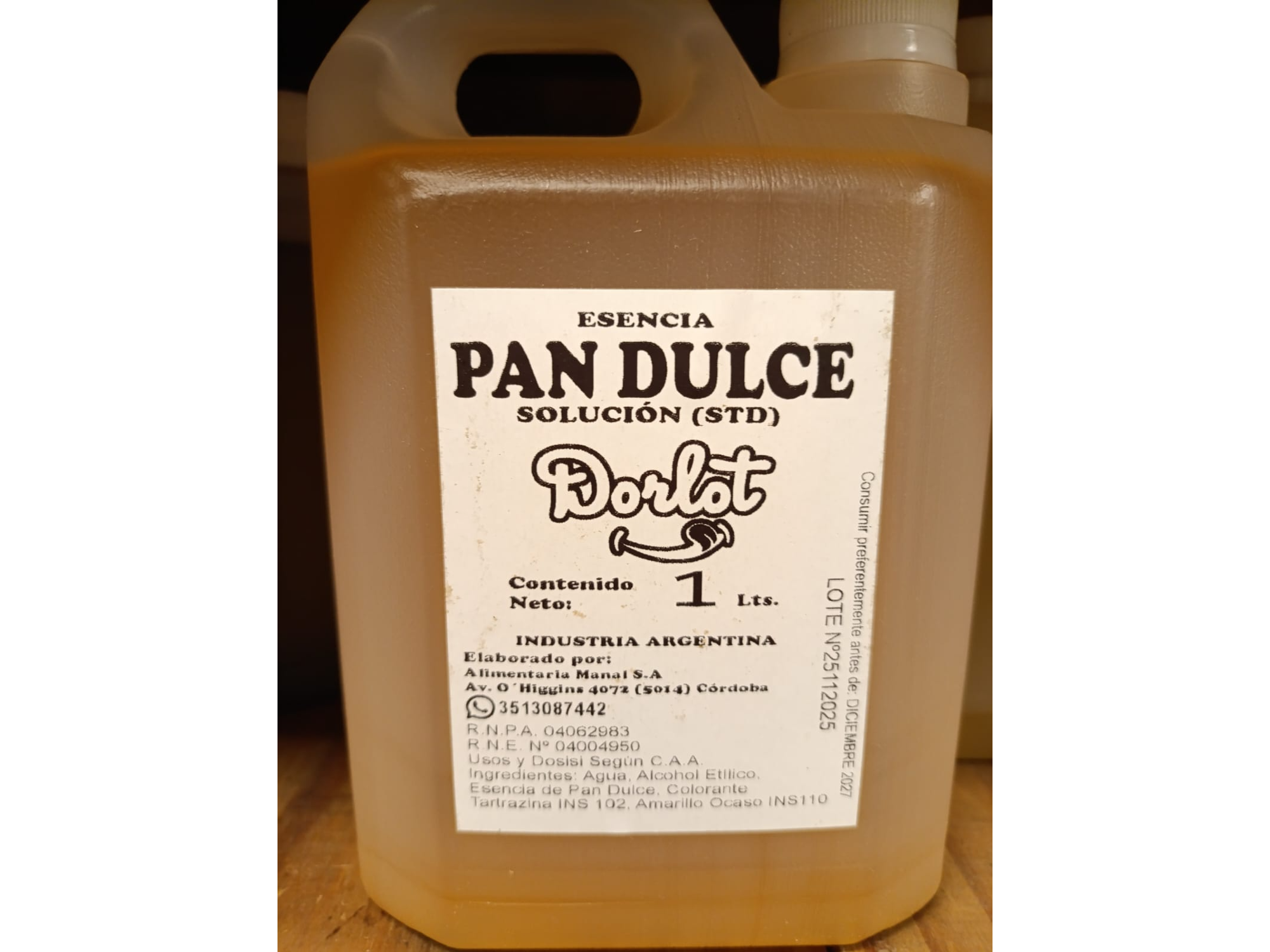 ESENCIA PAN DULCE X 1 LT - STD