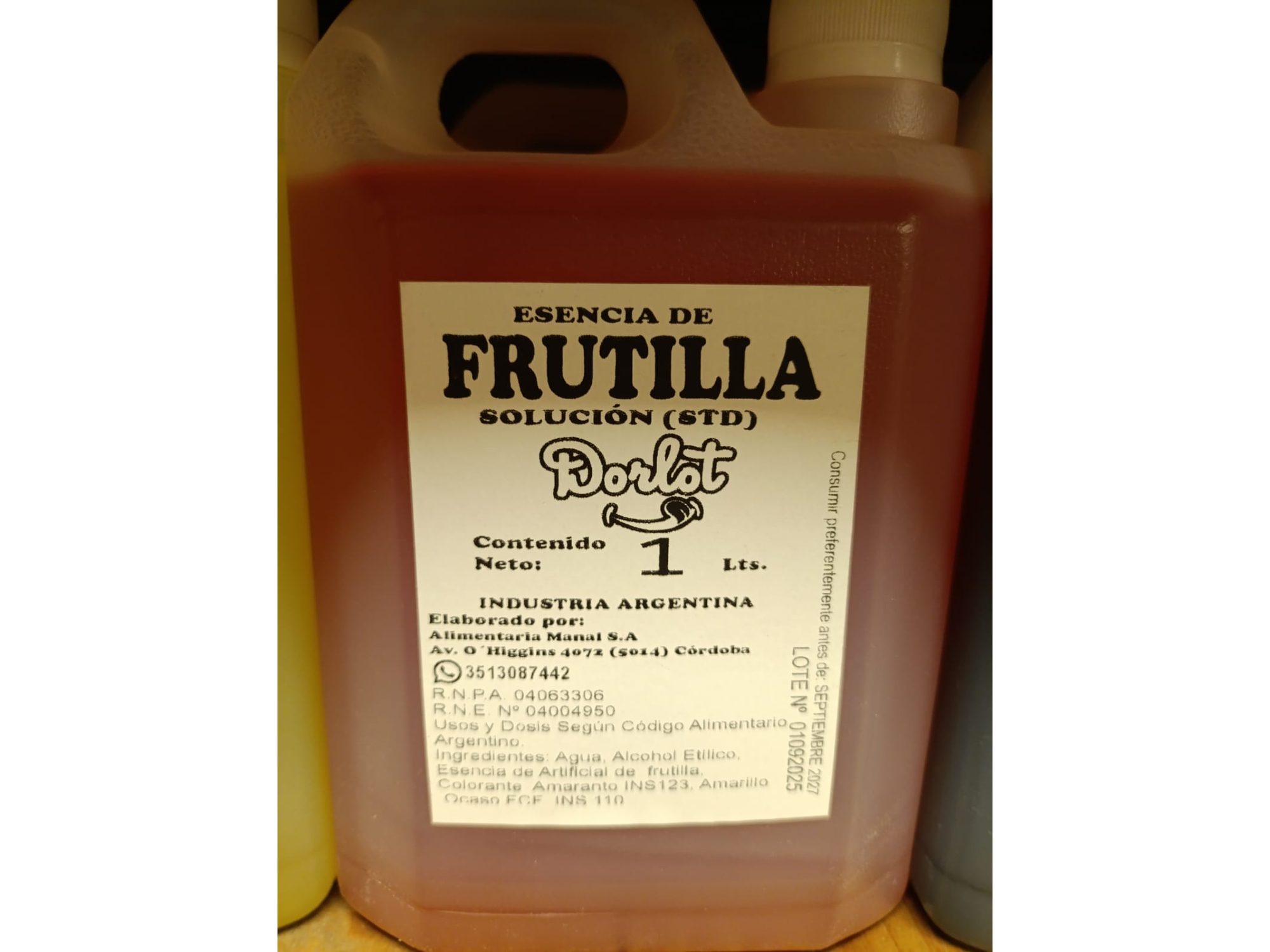ESENCIA FRUTILLA X 1LT - STD