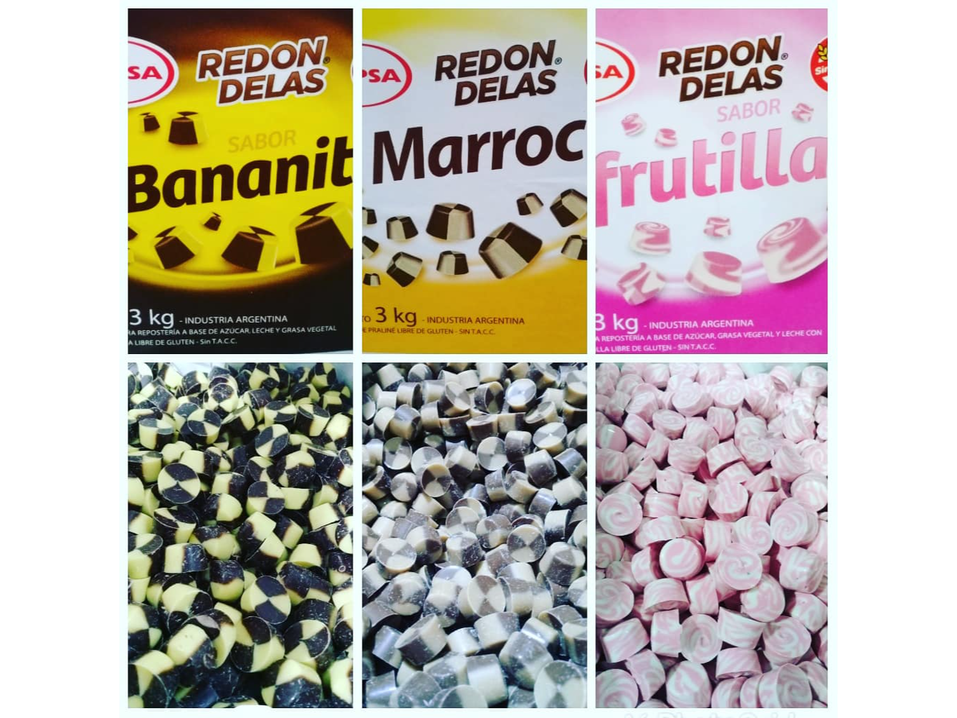 REDONDELA MARR FRUTILLA BANA X 3 KG   - MAPSA