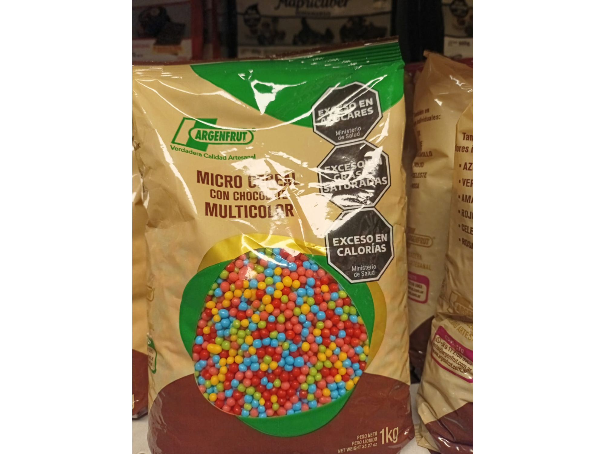 CEREAL MICRO CHOC. MULTICOLOR  X 1 K - AFRUT