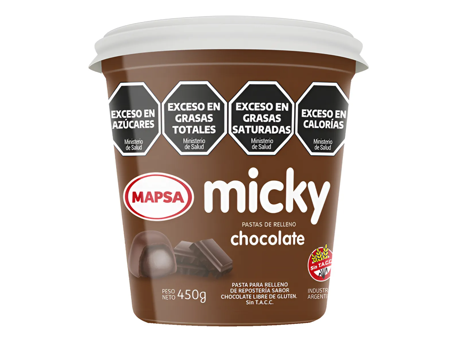 RELL. MICKI X 450GR. CHOCOLATE