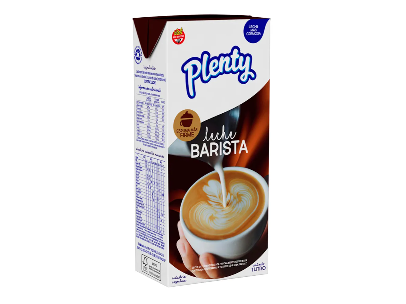 LECHE PLENTY 5 UNI X  8 LITRO