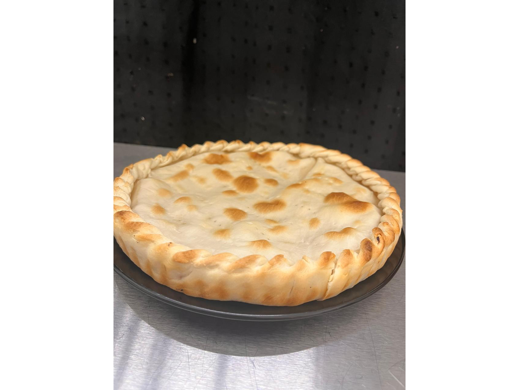 Tarta individual Pollo crema y champiñónes