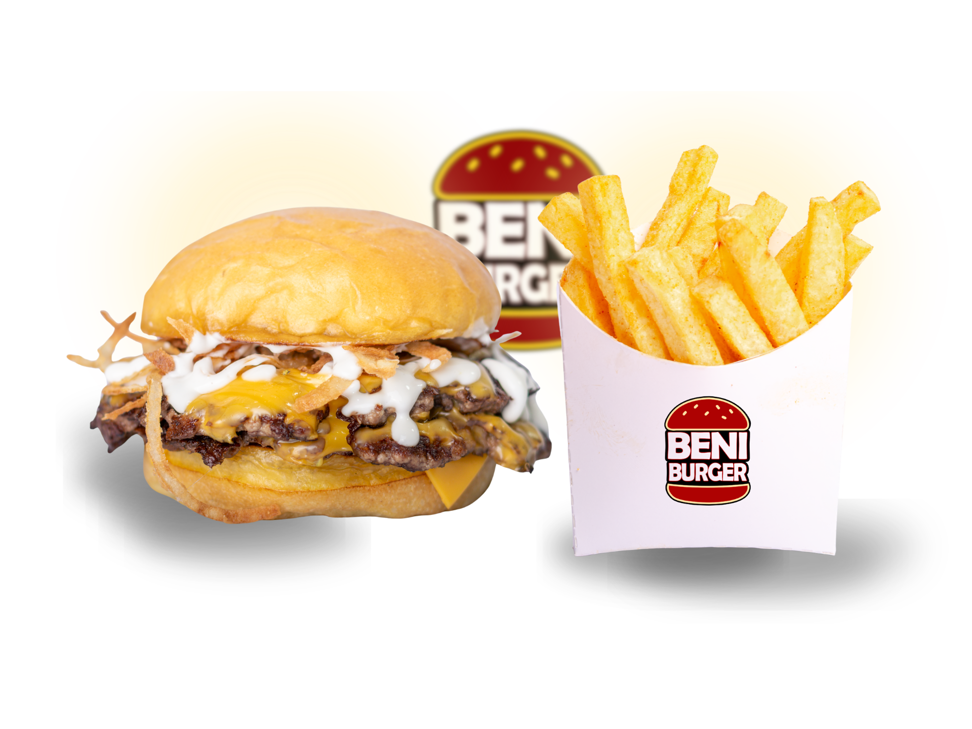 Beni CRISPY con Papas Fritas