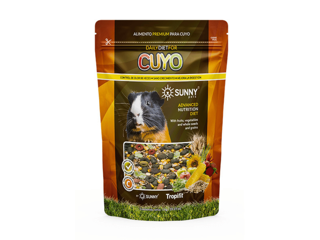 ALIMENTO PARA CUYOS TROPIFIT DE 500GRS SUNNY