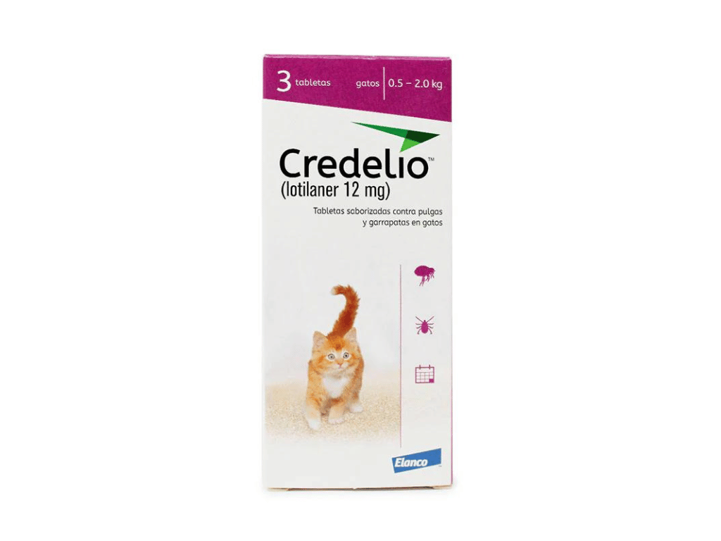 CREDELIO GATO TABLETAS 12MG 0.5 A 2KG X TABLETA