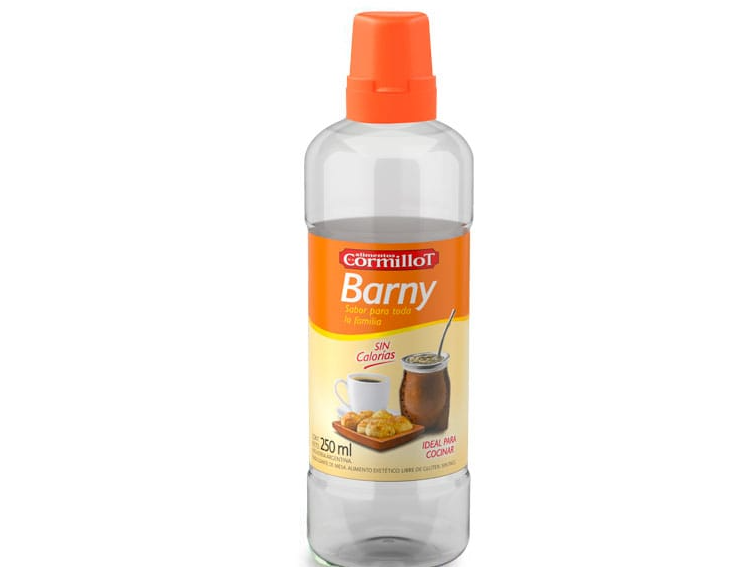 EDULCORANTE BARNY CORMILLOT LIQUIDO x 500 CC x UNIDAD