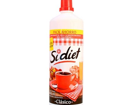 EDULCORANTE SIDIET LIQUIDO x 600 CC