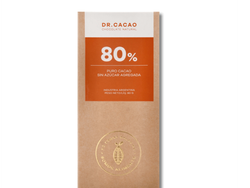 DR CACAO CHOCOLATE AL 80 % SIN AZUCAR x 70 GRS