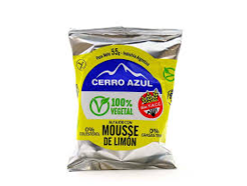 ALFAJOR VEGANO CERRO AZUL MOUSSE LIMON x 55 GRS