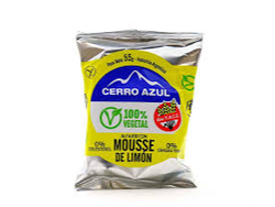 ALFAJOR VEGANO CERRO AZUL MOUSSE LIMON x 55 GRS