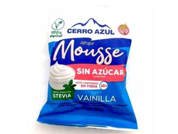 ALFAJOR VEGANO CERRO AZUL MOUSSE SIN TACC SIN AZUCAR AGREGADA SABOR VAINILLA