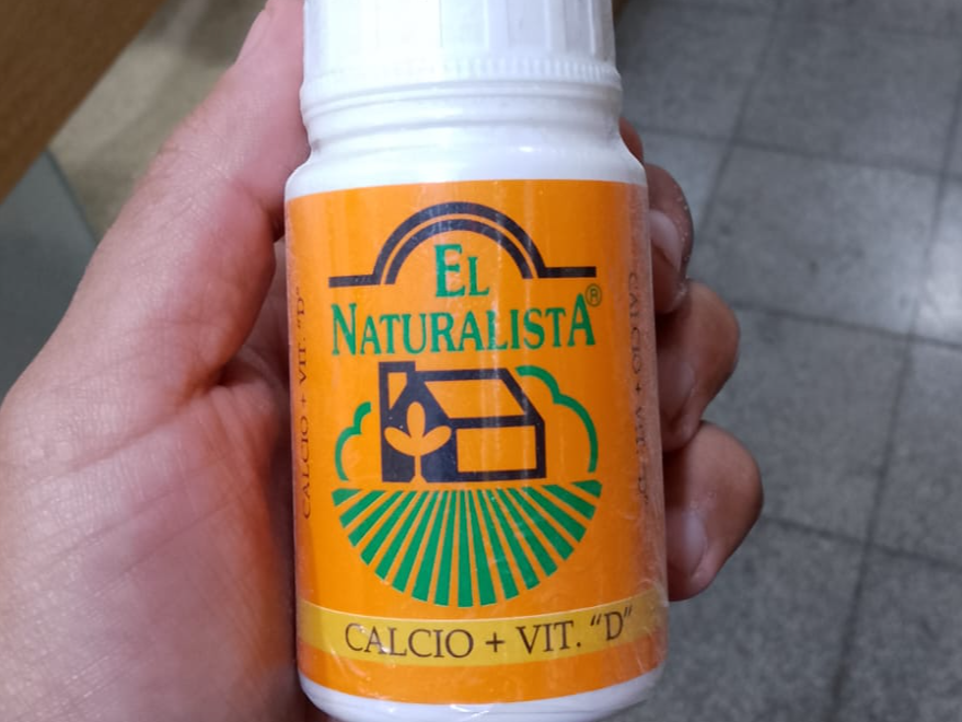 CALCIO + VITAMINA D x 60 COMP. EL NATURALISTA