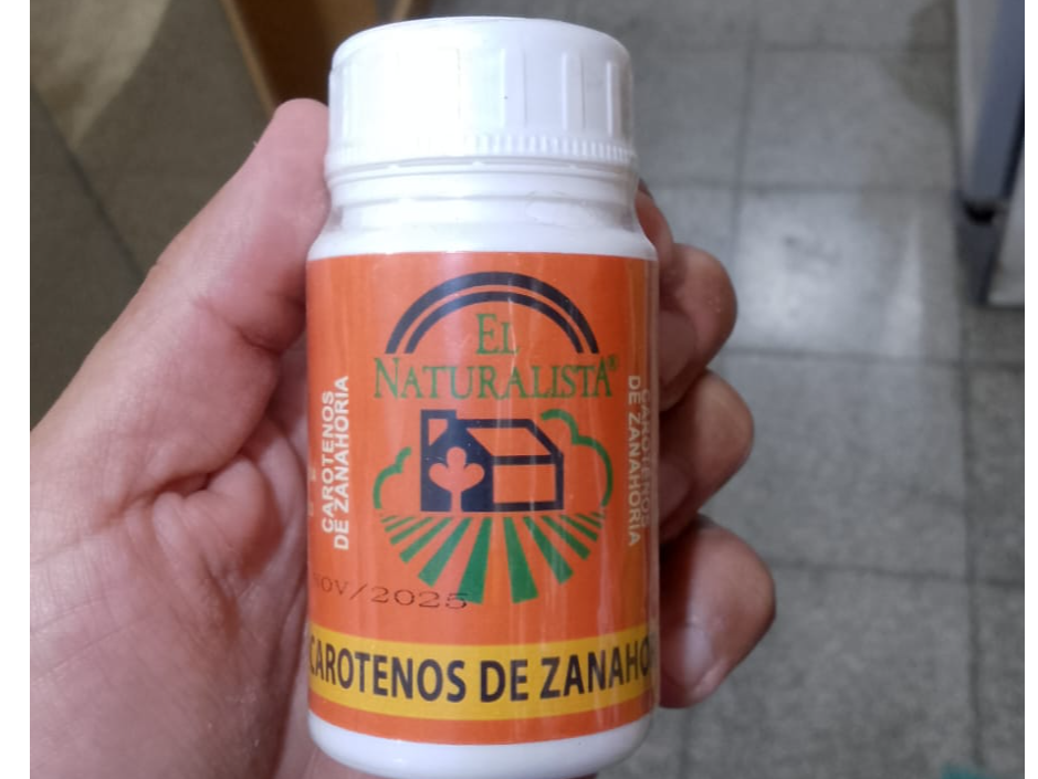 CAROTENOS DE ZANAHORIA EL NATURALISTA x 50 C0MP.