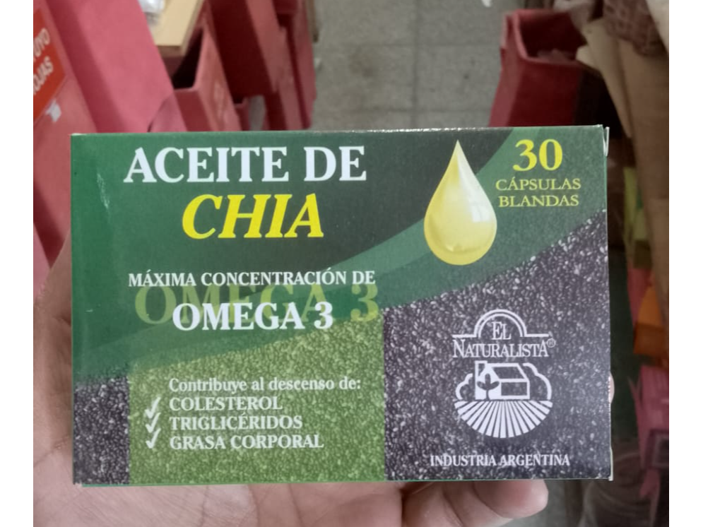 ACEITE DE CHIA EN CAPSULAS x 30 COMP.