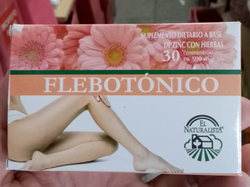 FLEBOTONICO (GINGKO, GINSENG, CENTELLA) x 30 COMPRIMIDOS