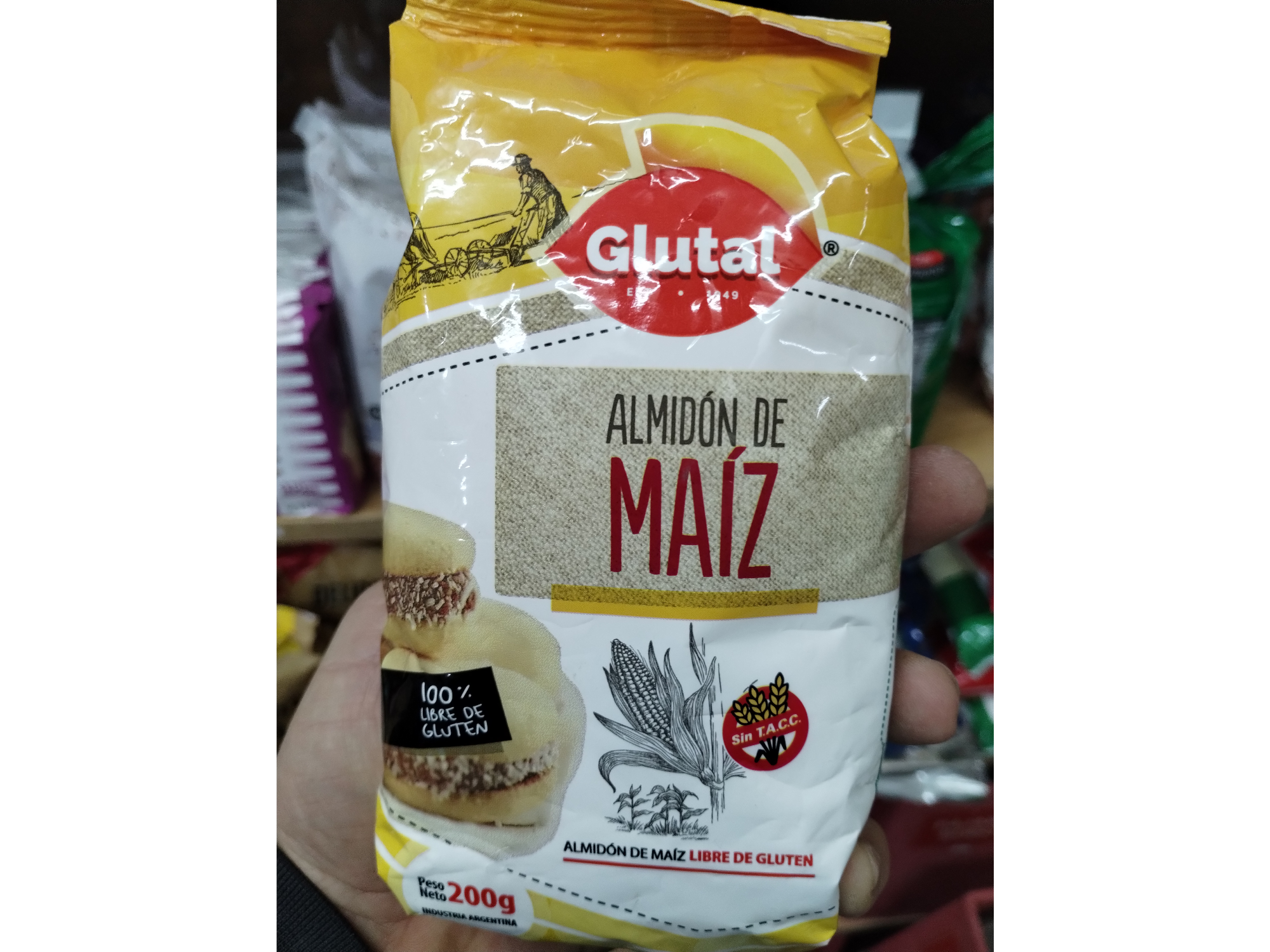 FECULA DE MAIZ GLUTAL X 200 GRS.