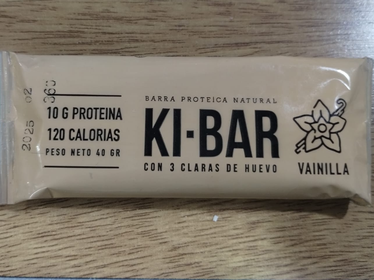 BARRITAS PROTEICAS NATURAL KI BARS x 40 GRS SABOR VAINILLA