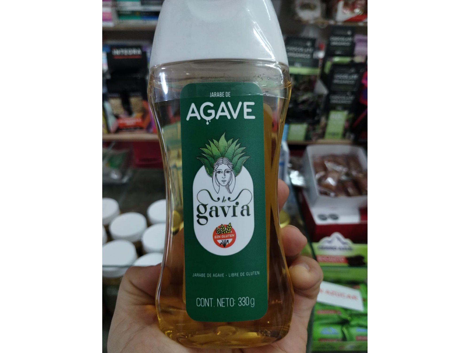 JARABE DE AGAVE GAVIA x 330 GRS