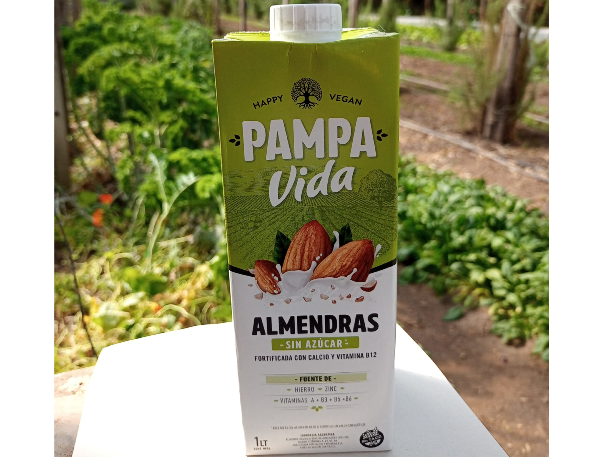 LECHE DE ALMENDRAS PAMPA VIDA SIN AZUCAR AGREGADA x 1 LITRO