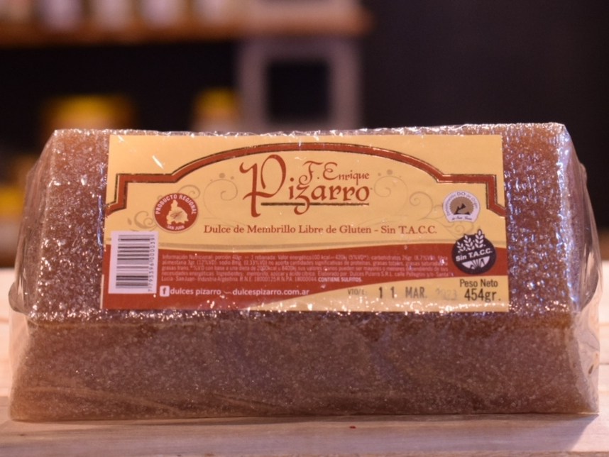 DULCE DE MEMBRILLO PIZZARRO x 450 GRS
