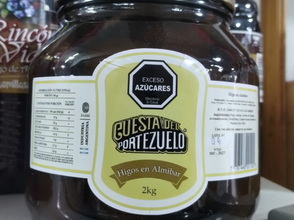 HIGOS EN ALMIBAR x 2 KG CUESTA DEL PORTEZUELO