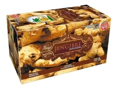 JENGIBRE SAQUITOS x 25 UN
