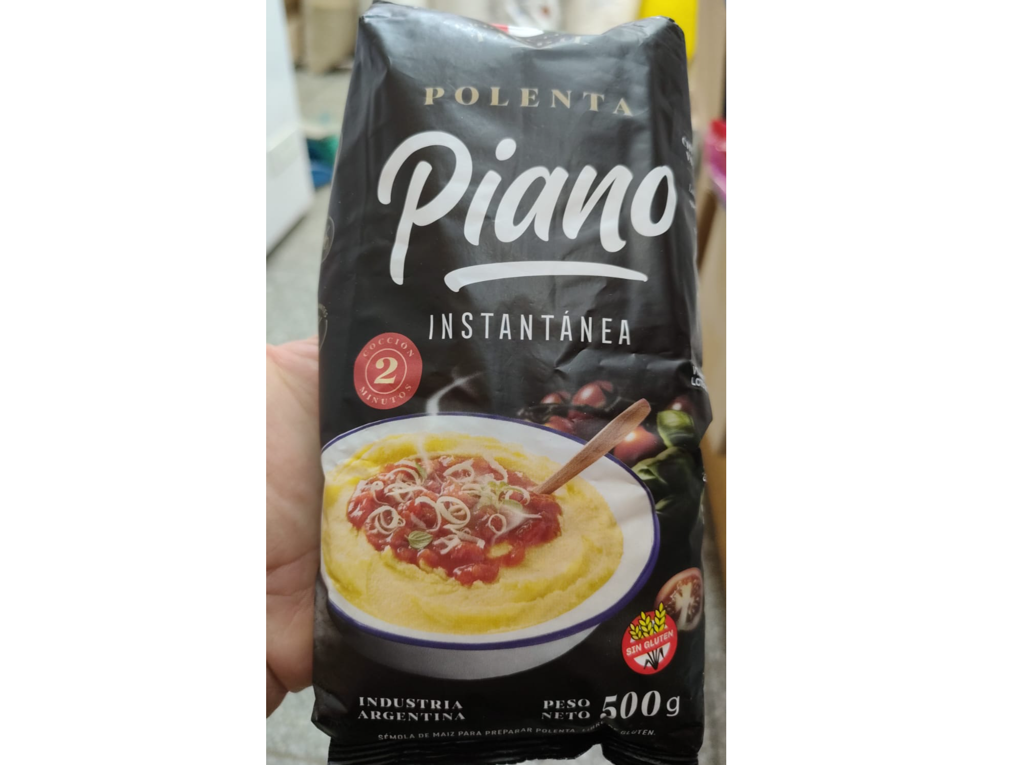 POLENTA INSTANTANEA PIANO x 500 GRS LIBRE DE GLUTEN