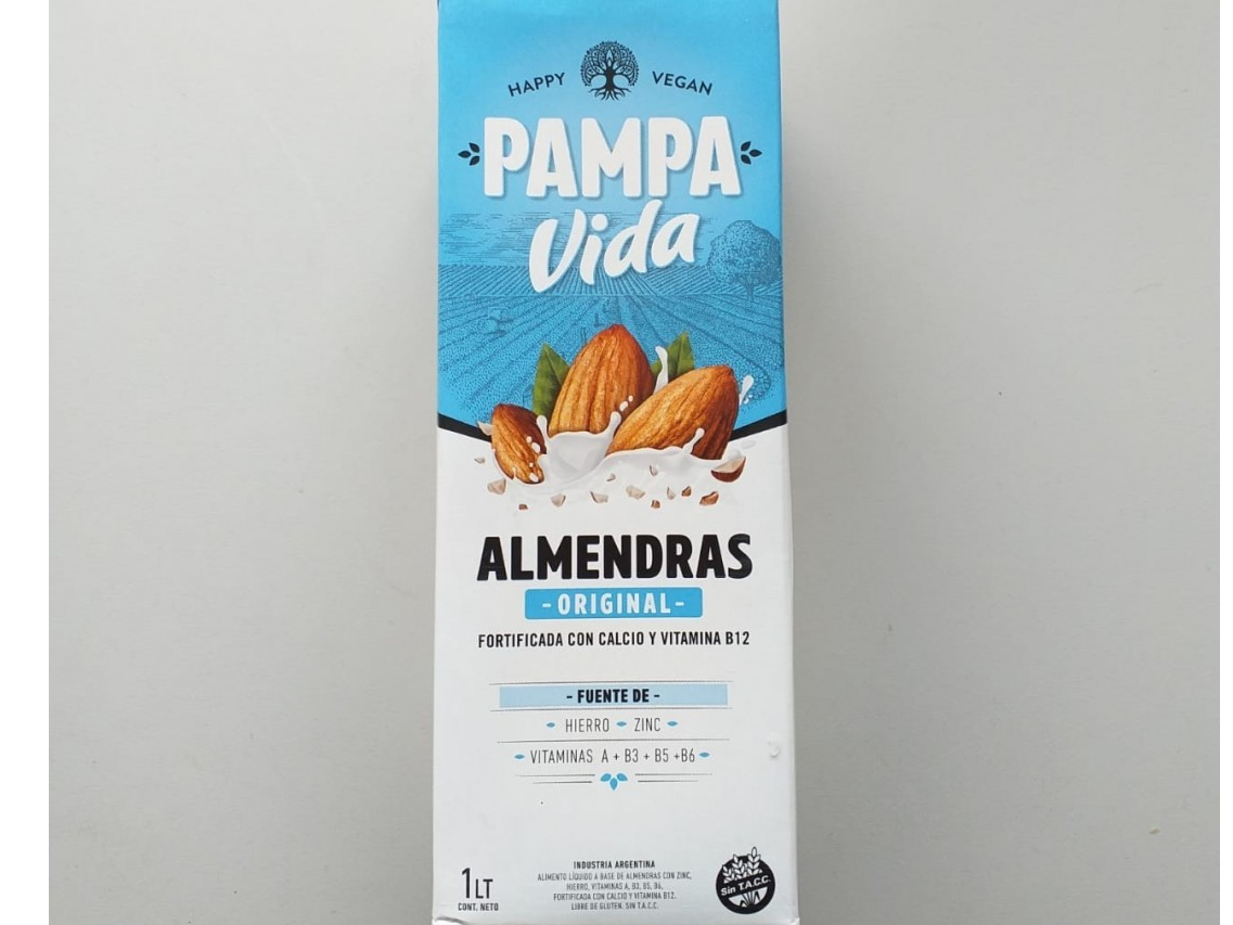 LECHE DE ALMENDRAS PAMPA VIDA ORIGINAL x 1 LITRO