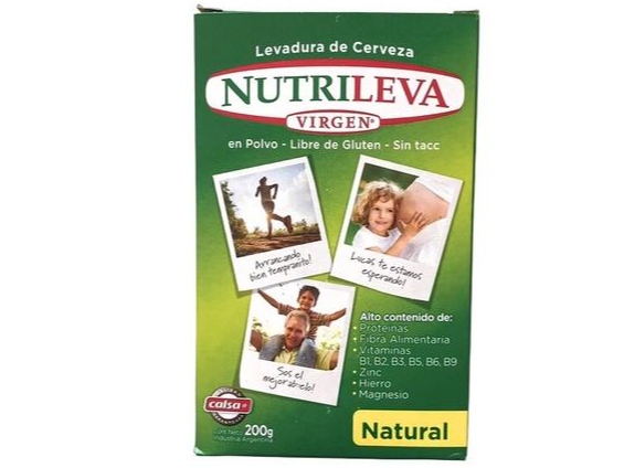 LEVADURA NUTRICIONAL NUTRILEVA x 200 GRS SABOR NATURAL