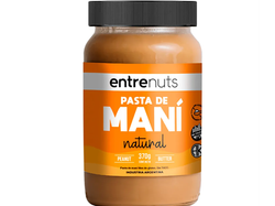 PASTA DE MANI ENTRE NUTS x 370 GRS SIN AZUCAR AGREGADA