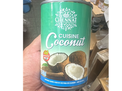LECHE DE COCO LIQUIDA CHENNAI SIN TACC LATA x 400 CC (USO GASTRONOMICO)