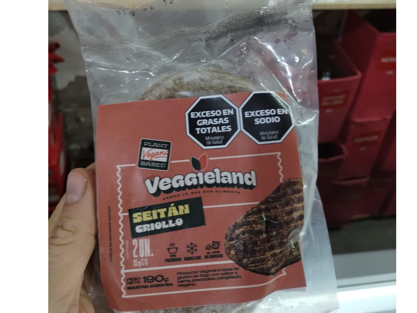 SEITAN VEGANO CRIOLLO VEGGIELAND x 190 GRS
