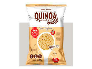 QUINOA POP SIN AZUCAR ENVASE CERRADO x 80 GRS SIN TACC