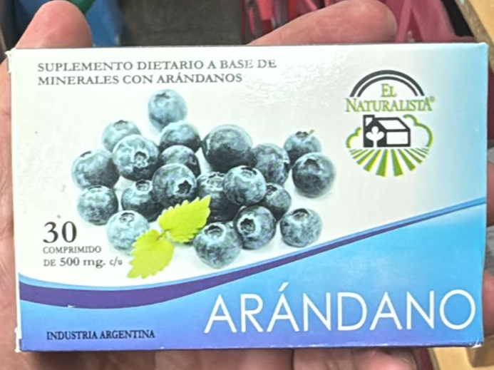 ARANDANOS x 30 COMP. EL NATURALISTA