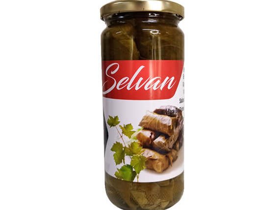 HOJAS DE PARRA EN SALMUERA SELVAN x 500 CC